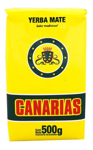 Yerba Mate Canarias 500g Sab. Tradicional Original Importada