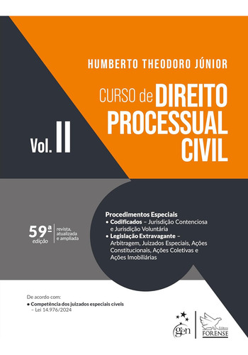 Curso De Direito Processual Civil Vol.2 - 59ª Edição 2025