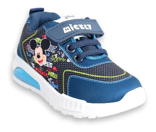 Zapatilla Disney Mickey Footy Mic0219 Luz Abrojo El stico