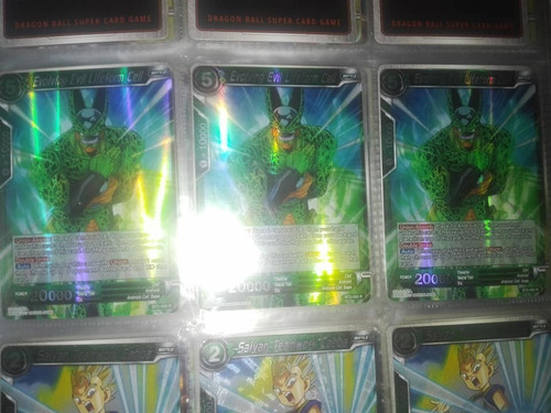 Evolving Evil Lifeform Cell Carta Brillante Dragon Ball