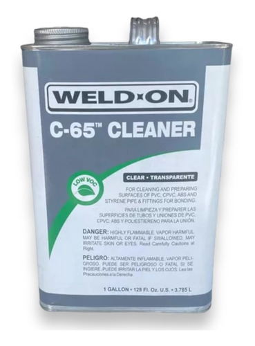 Limpiador Weld On C-65 Transparente Bote 1 Galon