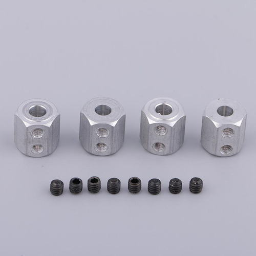 Adaptador Hexagonal Para Llanta De Coche Rc, 4 Piezas, Acopl