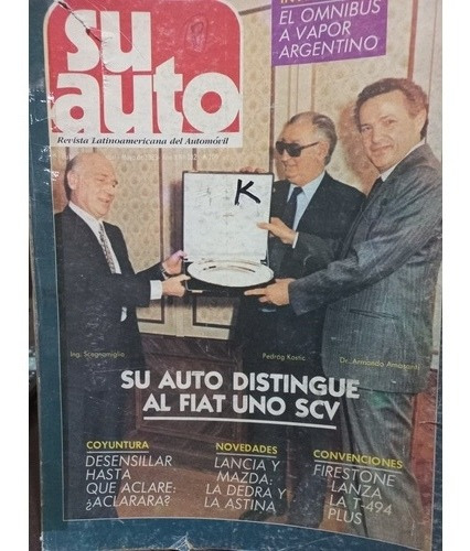 Revista Su Auto N° 102 Fiat Uno Scv Año 1989