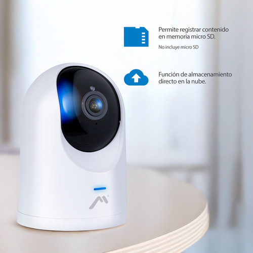 Cámara Wi-fi Robótica Mitzu Para Smartphone 360º Msc-2008