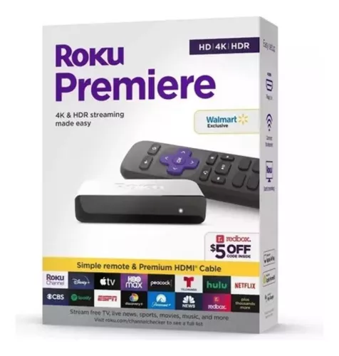 Roku Premiere 4k Reproductor Streaming 3920rw - Phone Store