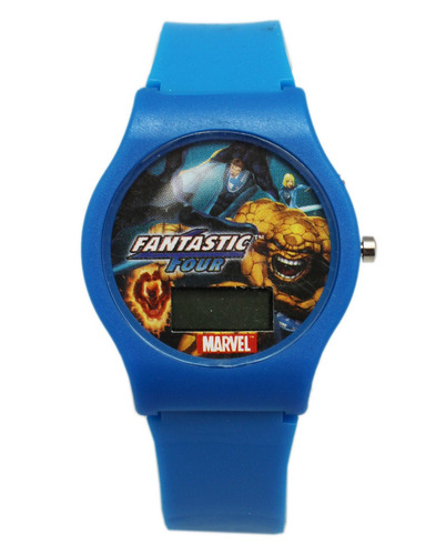 Reloj Marvel Para Niño Digital Tablero De Fantastic Four