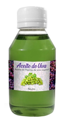 Aceite Puro Pepitas De Uva 1 Lt De Uso Cosmetologico