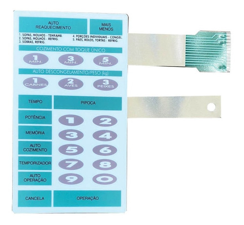 Membrana Compativel Microondas Consul Mu30 - Branca