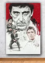 Comprar Cuadro Decorativo En Canvas Scarface Tony Montana Arte - 12