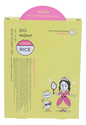 Midha | Mascarilla De Leche De Arroz | 23ml * 5ea