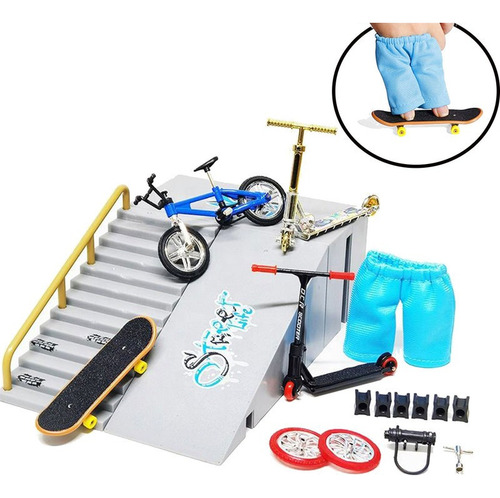 Su Kit 16 Unidades Finger Skate Mini Monopatín Color For