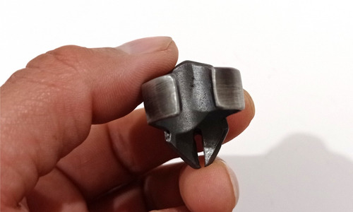 Anillo Vintage Máscara Casco De Héroe Espartano Hero