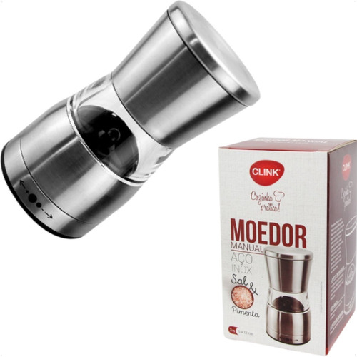 Imagem 4 de 10 de Moedor Para Sal E Pimenta Aço Inox