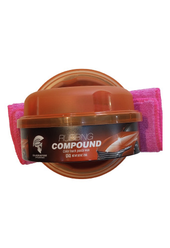 Cera Rubbing Compound Lata 230g Marca Gladiator Gt43 