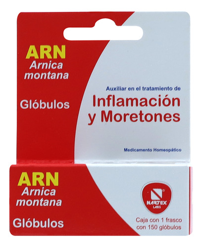  Arnica Montana Glóbulos Inflamación Dolor Moreton Homeopatía