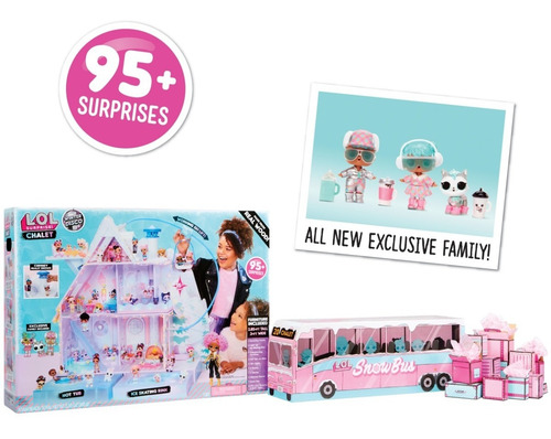 L.o.l. Lol Surprise Winter Disco Doll Casa Con 95 Sorpresas