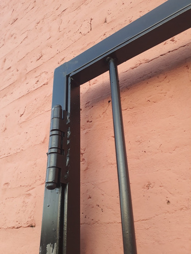 Imagen 3 de 4 de Puerta Reja 80x200 De Seguridad, Hierro 12mm Para Amurar