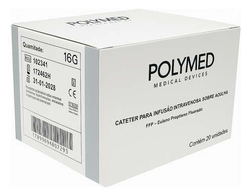 Kit 20 Un Catéter Para Piercing 14g/16g/18g/20g/22g Cor Misto 14g/16g/18g/20/g/22g
