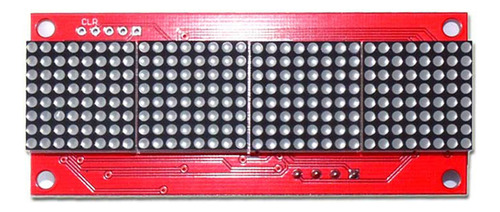 Pantalla De Matriz De Puntos De 485, Roja, 32 X 8, 16 Nivele