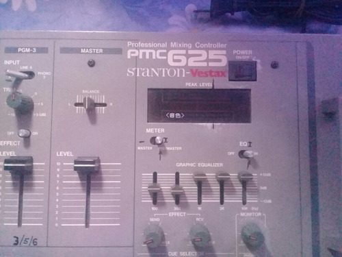Mixer De 5canales Vestax Pcm 625 Profecional Funcionando (Usado)