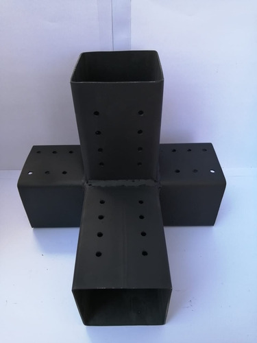 Bases T Para Pergola 3x3 PuLG Ptr Calibre 14 Espesor 2mm