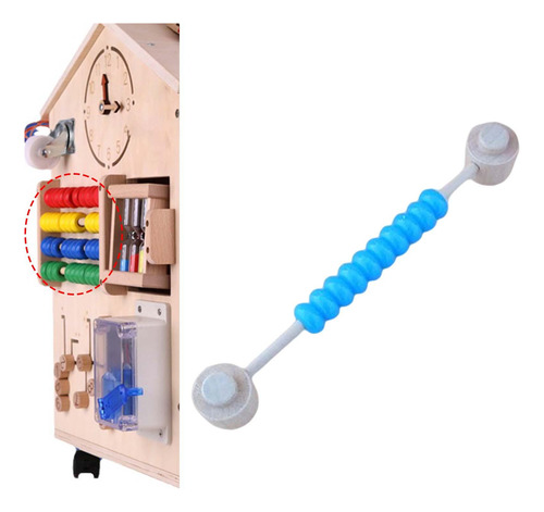 Tablero Sensorial De Tablero Ocupado De Cuentas De Madera De