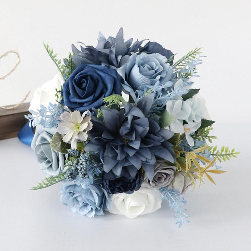 J Ramo De Novia Bouquet Bouquet Elegante Fotos De Fotos Azul