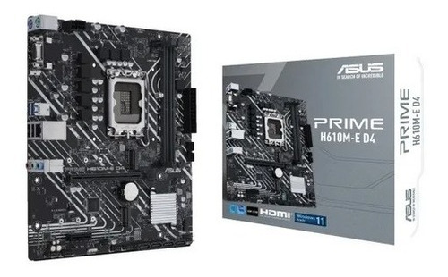 Motherboard Asus Prime H610m-e D4  Intel S1700 Ddr4 Acuario