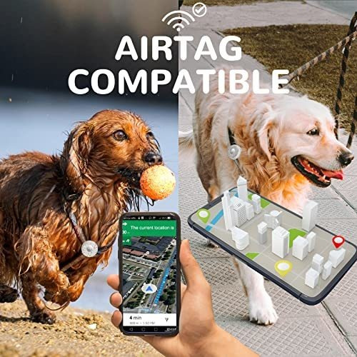 Imagen 4 de 7 de Soporte Airtag Para Collar De Perro, Caisatetq Silicona Appl