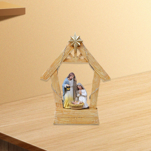 Estatua De Natividad De Navidad, Decoración Navideña,