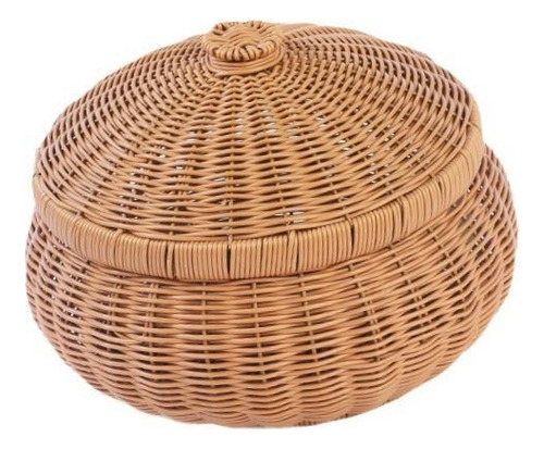 Cesta Em Formato De Abóbora, Multifuncional, Prática, Com