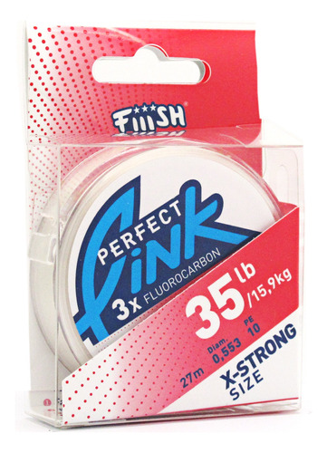 Fluorocarbono Fiiish35lb 0,55mm