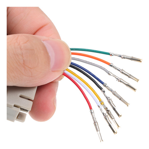 Adaptador Rj45 A Puerto Serie Hembra A Db 9pin, Módulo 8p8c