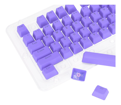 Teclas Personalizadas Violetas, Pbt, 106 Teclas, 2 Colores,