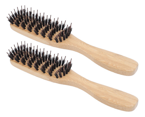 Cepillo De Pelo De 9 Hileras Para Hombre, 2 Unidades, Peine