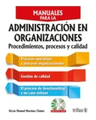 Libro Manuales Para La Administración En Org Trillas 