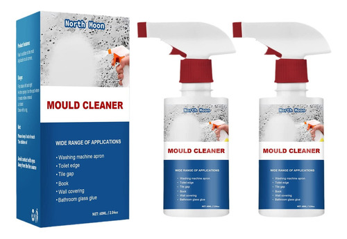 2pcs Spray Eliminador De Moho, Techo, Baño, Azulejo