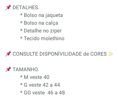 Conjunto Moletom Luxo