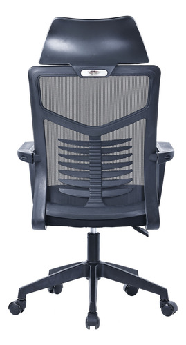 Silla Oficina Gerencial Escritorio Ergonomica Giratoria Color Negro Material Del Tapizado Malla