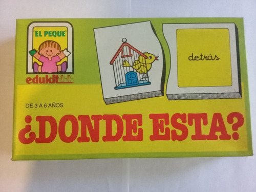 Juego De Mesa Vintage Donde Esta? De Edukit