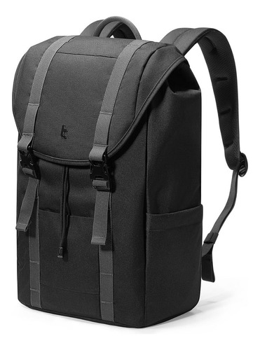 Mochila Estilo Vintage Tomtoc 22 Litros Para Notebook 16'' Color Dark / Ta1m1d2 Diseño De La Tela Liso
