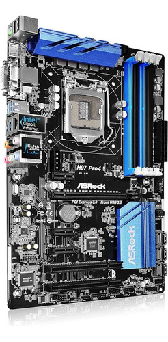 Tarjeta Madre Lga 1150 4ta Gen Asrock H97 Pro4  Ddr3 Usb 3.0