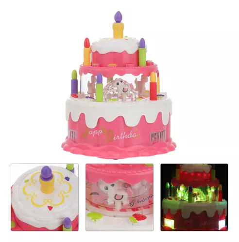 37 pçs/set brinquedo do bolo de aniversário da casa do jogo das crianças  menina picado música simulação frutas corte para ver criativo pequeno  brinquedo lxx - AliExpress