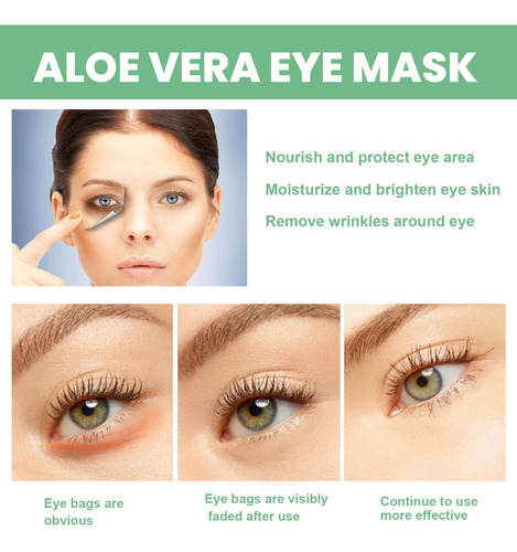 30 Pares De Mascarillas De Aloe Para Debajo De Los Ojos, Sop