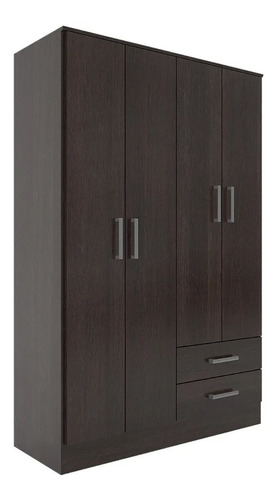 Placard Ropero Orlandi Bahia 121cm 4 Puerta 2 Caj Selectogar