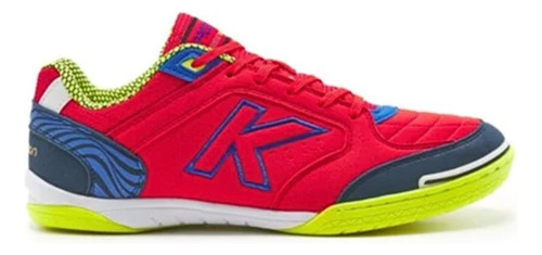 Chuteira Kelme Futsal Sin Precision Fs Vermelho Azul Amarelo