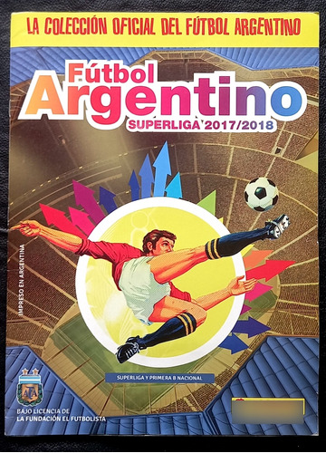 Album De Figuritas Futbol Argentino 2017 2018 Completo
