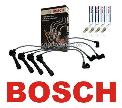 Kit Cabos E Velas Bosch Honda Civic 1.6 1995 Até 2000