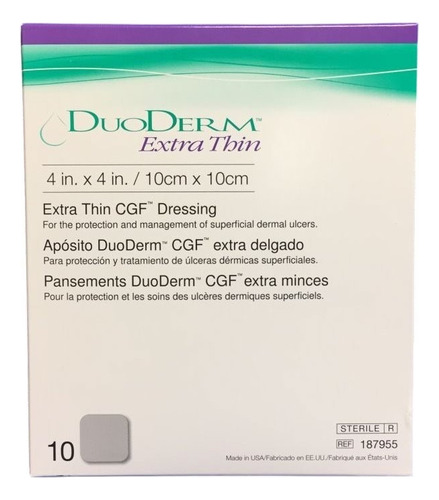 Duoderm Extra Thin 10x10 Caja 10 Pz, No Fact Beige