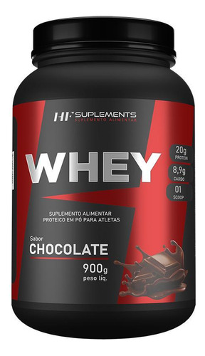 Whey Protein De Chocolate 900g Hf Suplements